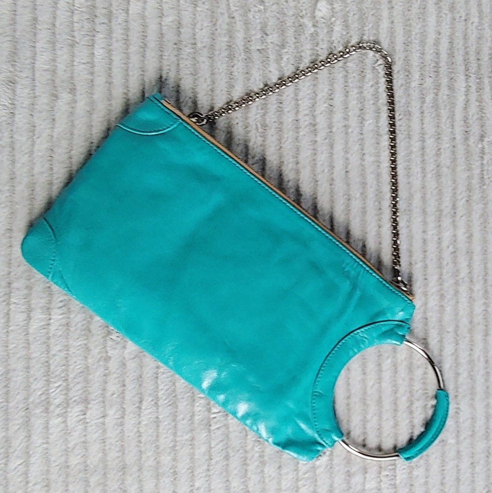 HOBO Brand Wallet Clutch Wristlet Robin Egg, Tiffany, Turquoise Blue